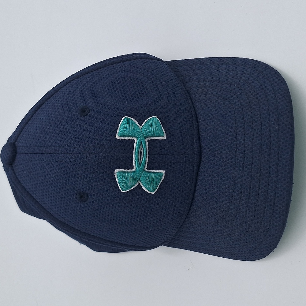 Under Armour Dark Blue Cap with Teal Logo